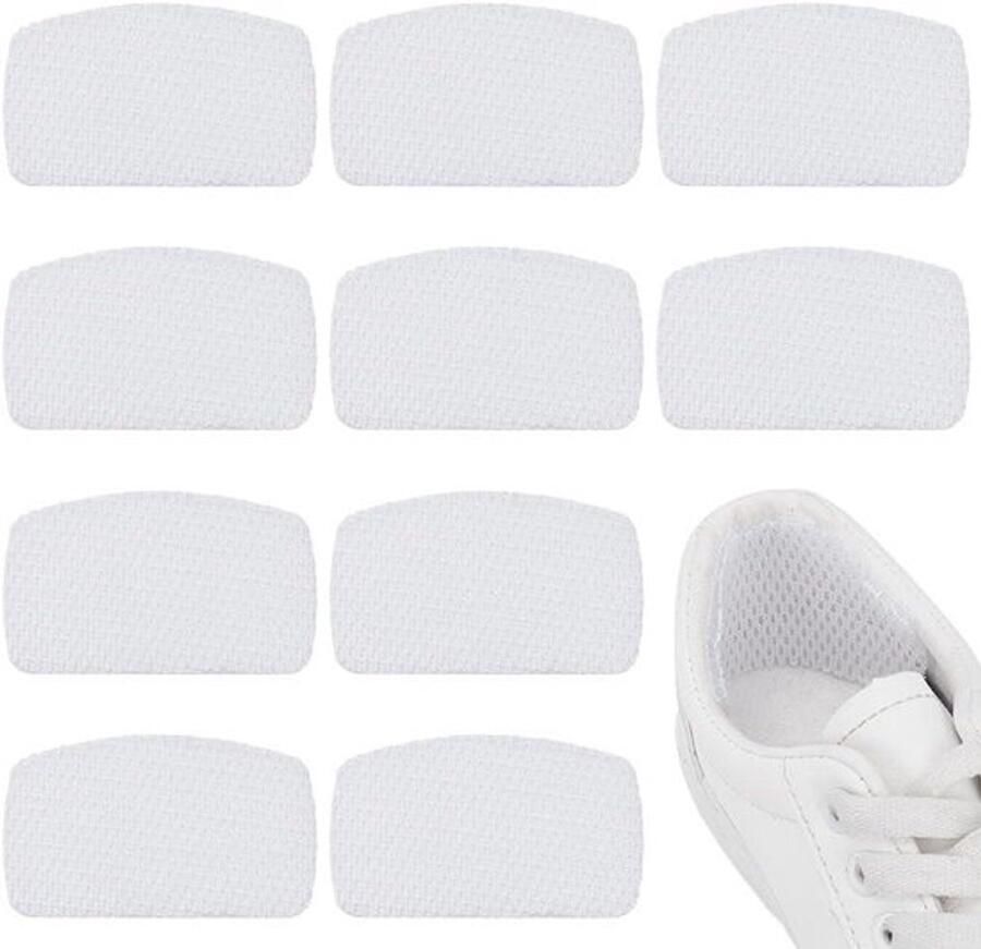 Hielreparatiepads 10 mm dik wit zelfklevend ademend drukontlasting sneakers 3 mm