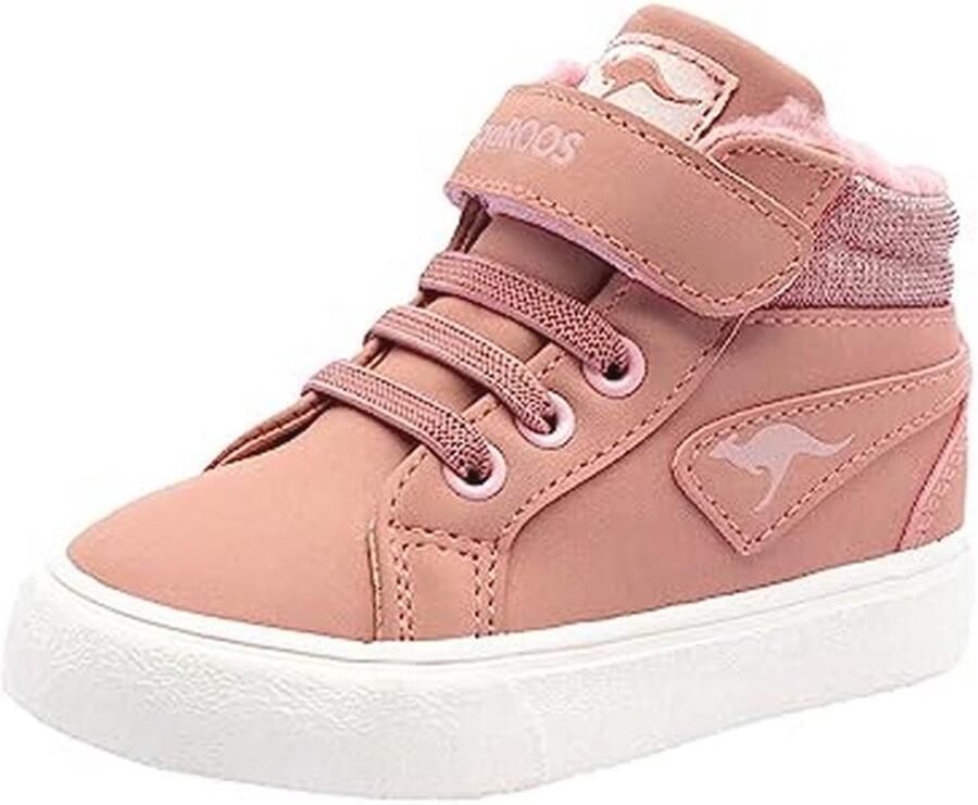 High-top sneakers voor kinderen in herfstkleuren met klittenbandsluiting
