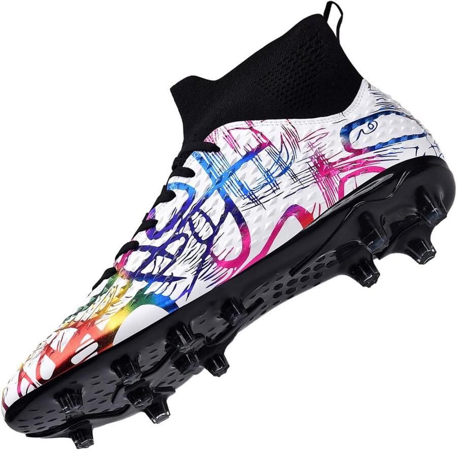 High Top Voetbalschoenen voor Heren en Jeugd Outdoor Trainingsschoenen met Spikes