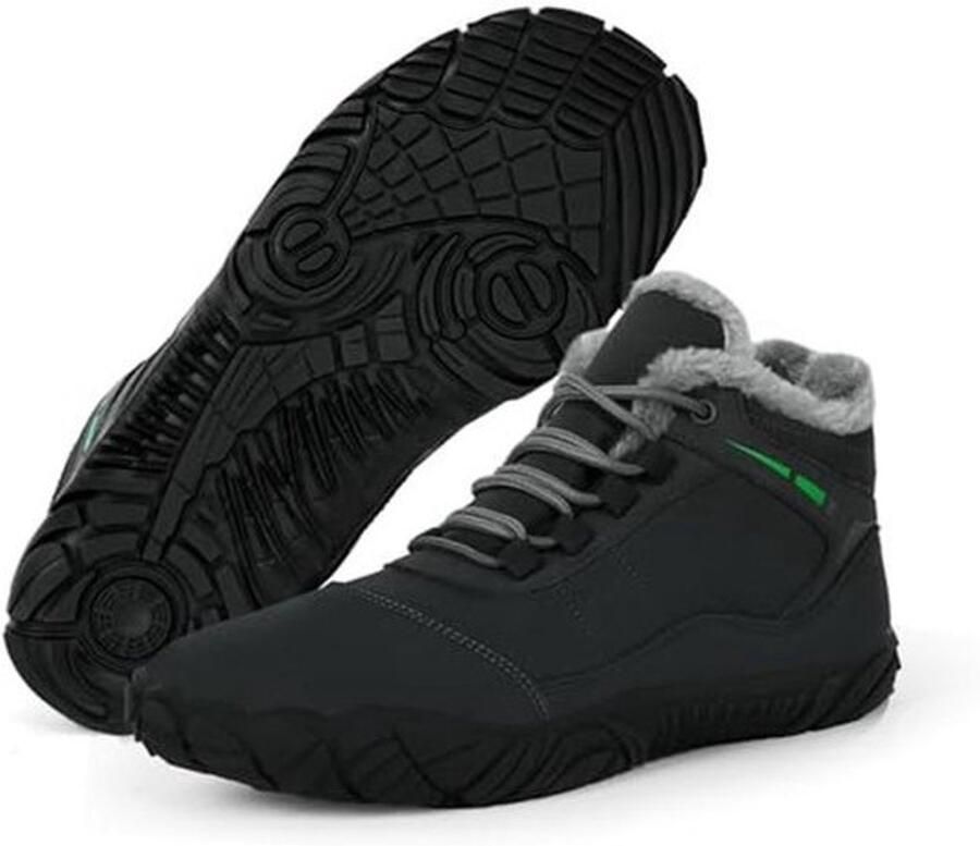 Hiking Winter Footwear Barefoot Boots Waterproof Warm Ankle Boots Non-slip Zero Drop Sole