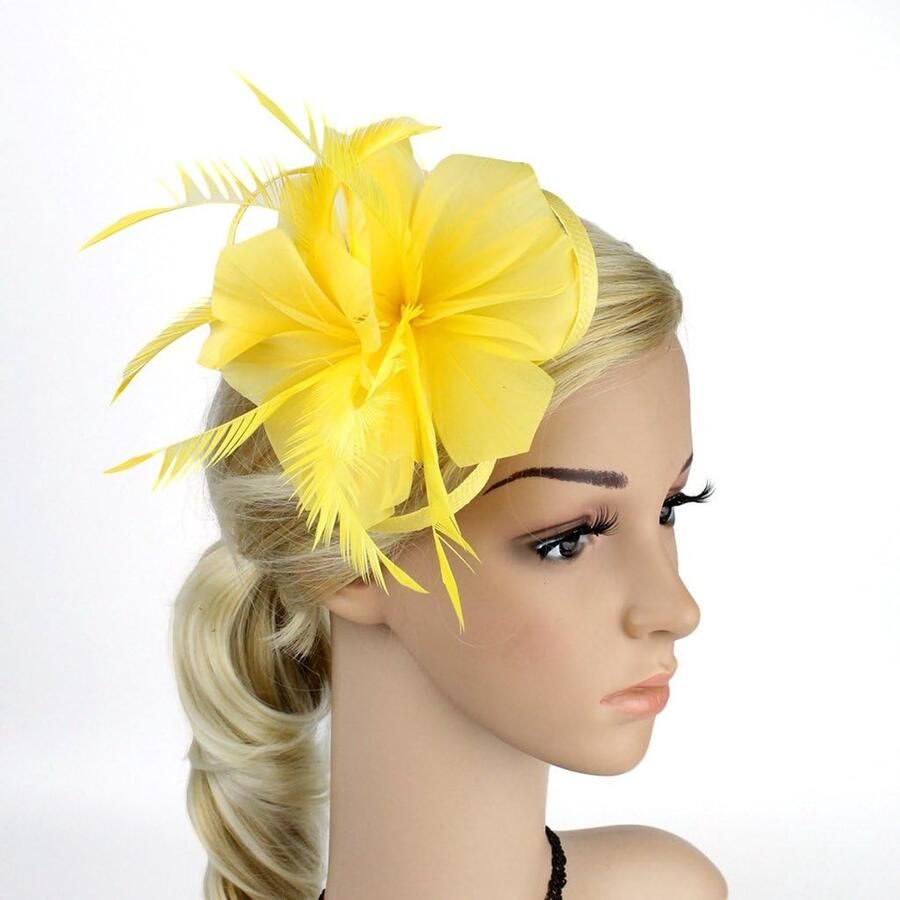 Hoed voor dames bloemen bruiloft hoofddeksels derbyhoed hoofddeksel theekransje hoed Sinamay pillendooshoed