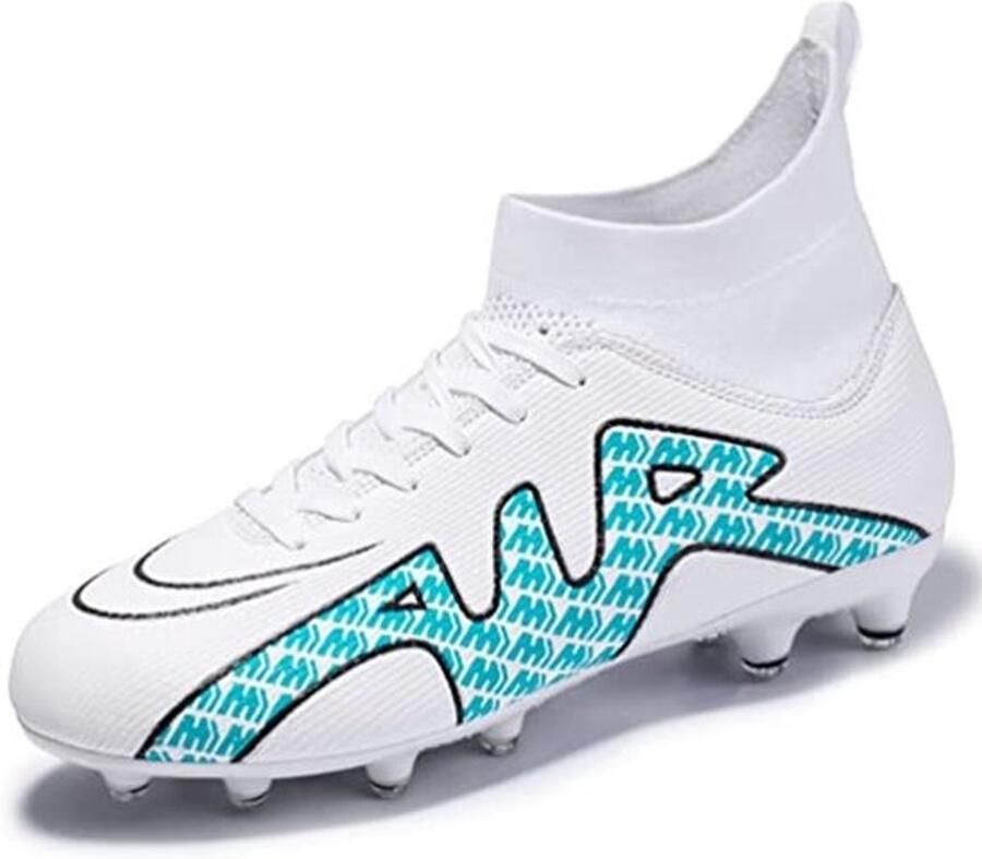 Hoge Ankle Voetbalschoenen voor Heren Antislip TF AG Schoenen voor Professionele Training en Outdoor Gebruik