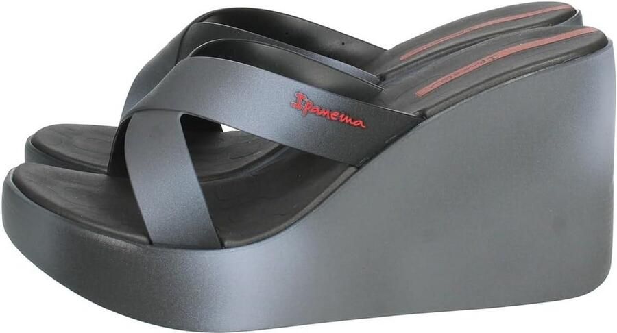 Hoge Beige Bruine Damessandalen met Sleehak