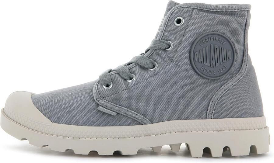 Hoge Canvas Sneakers voor Dames Grijs