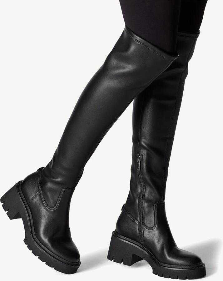 Hoge Dames Laarzen met TOUCH-IT Comfort Lederlook