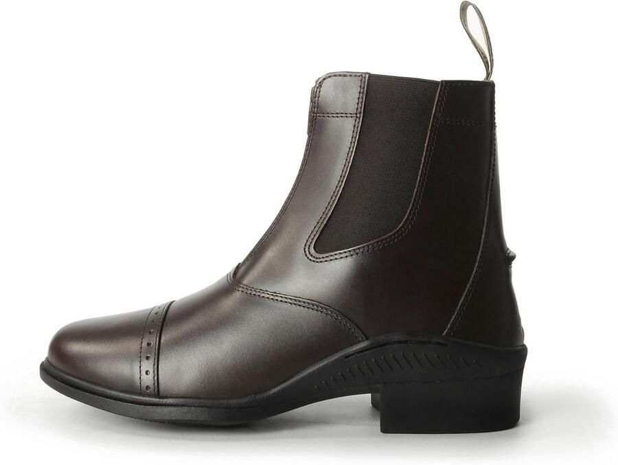 Hoge Dames Laarzen van Leer met Ritssluiting en Antislip Zool