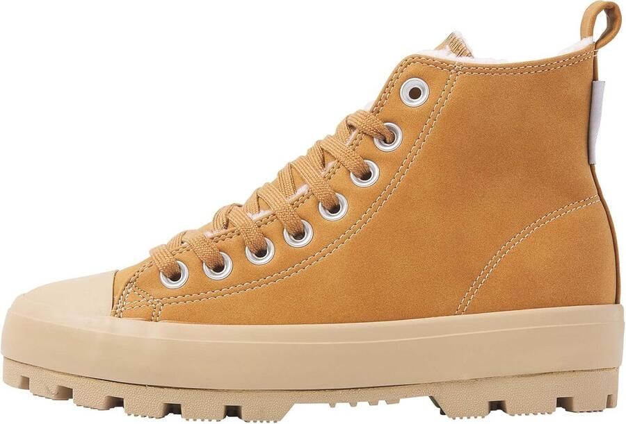 Hoge Dames Sneaker Kaya Gevulkaniseerd Comfortabele Veterschoen