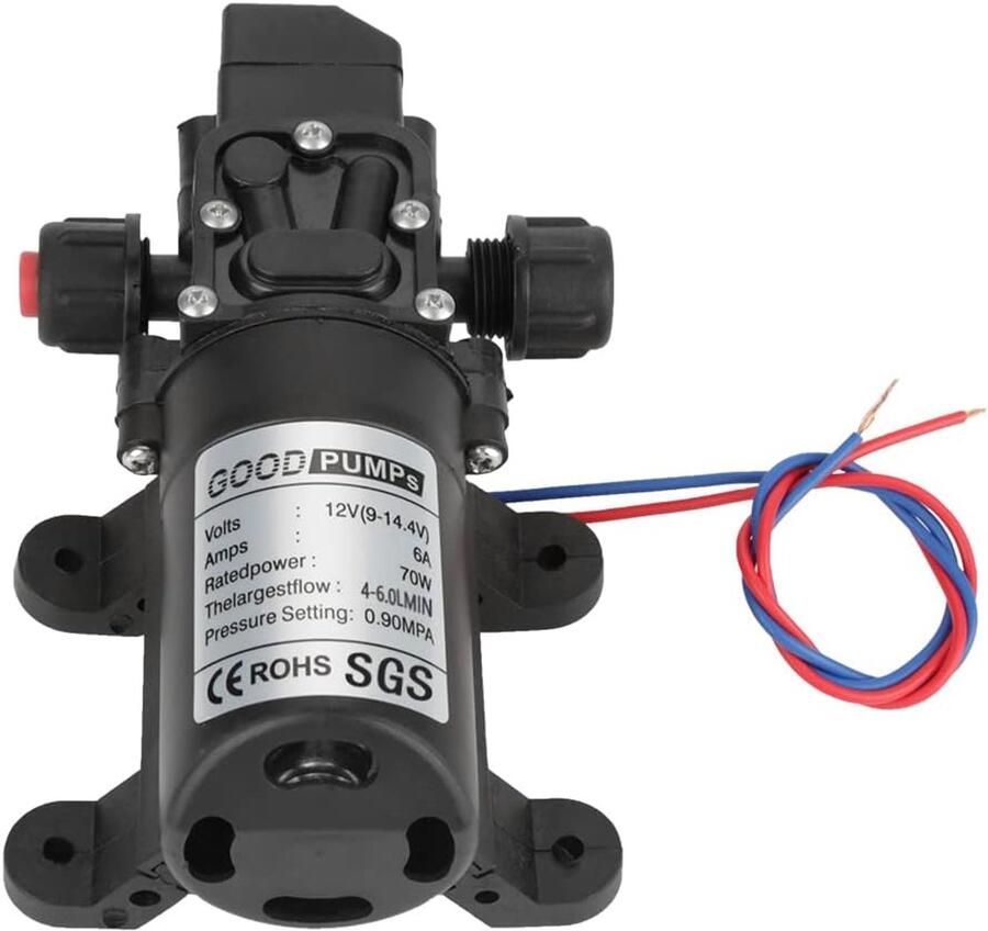 Self Priming Water Pump High Pressure Diaphragm Pump D V 70W Self Priming Electric Sprayer Pump 6L Min ShopVlot