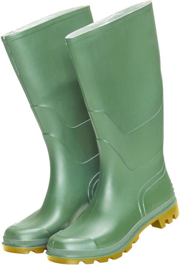 Hoge Groene Rubberen Werklaarzen