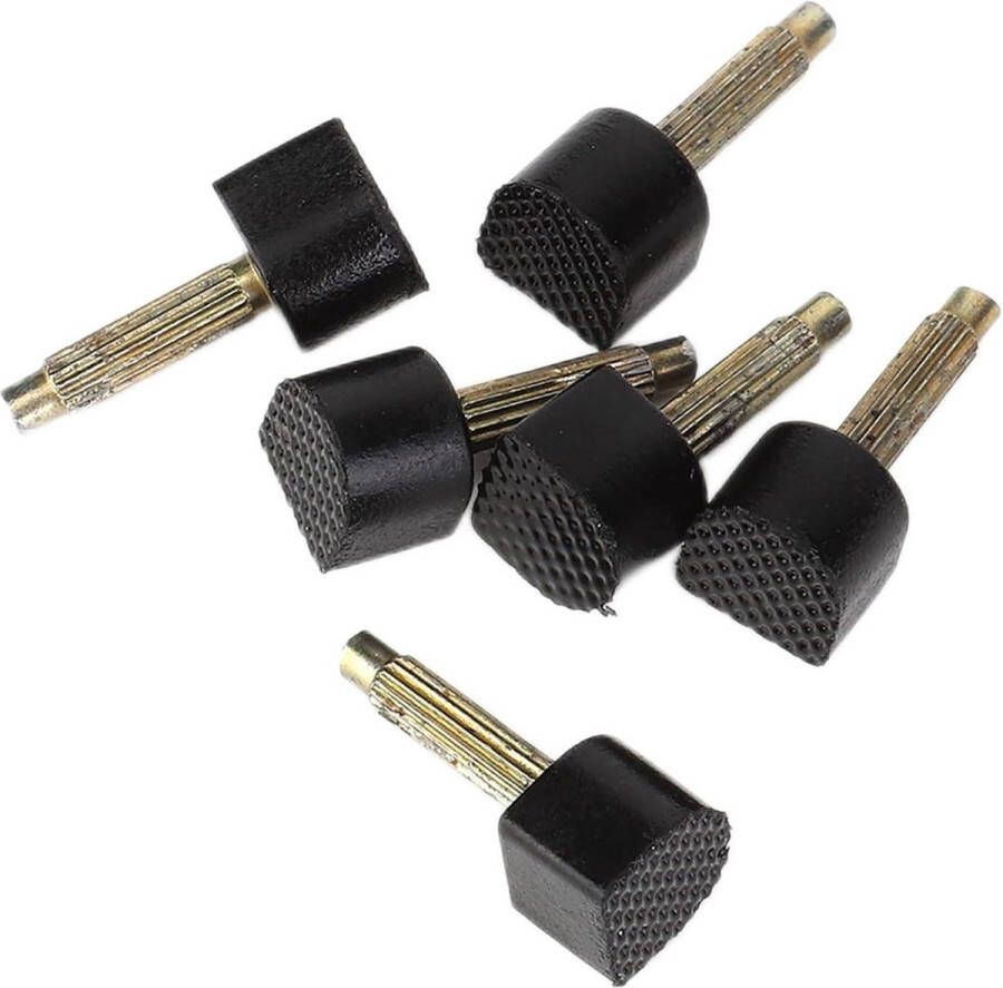 Hoge Hak Stiletto Vervanging Tips Liften Antislip Schoen Hak Cap Deuvels 24 Stuks U Ronde Vorm Kranen Vrouwen Dames 8x8mm