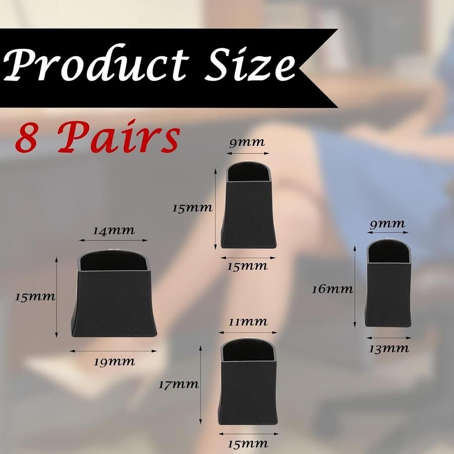 Hoge hakken beschermers antislip hielbescherming rubberen overschoenen voor pumps 4 maten transparant en zwart ideaal voor dames en dansschoenen