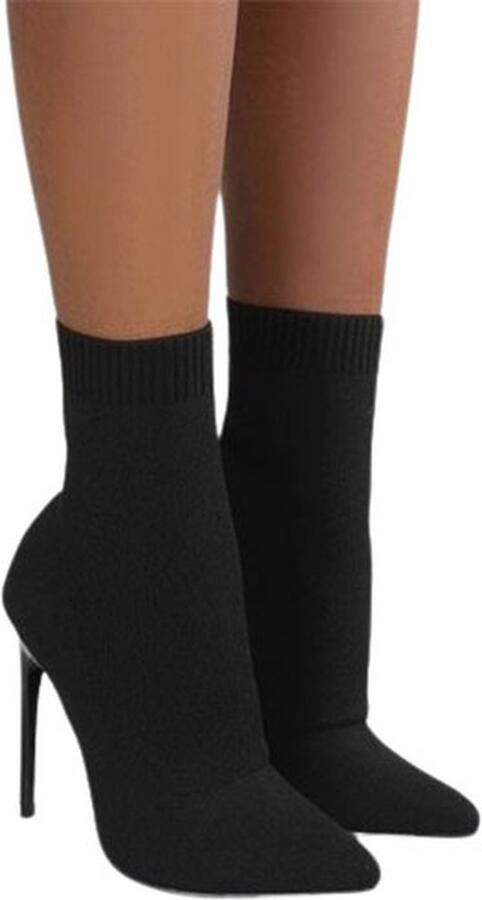 Hoge Hakken Pelican Fly Deluxe Elegante Hak Naaldhak Schoen Schoenen Dames Erotisch Naaldhakken Lingerie Pumps Laarzen Laars Zwart - Foto 5