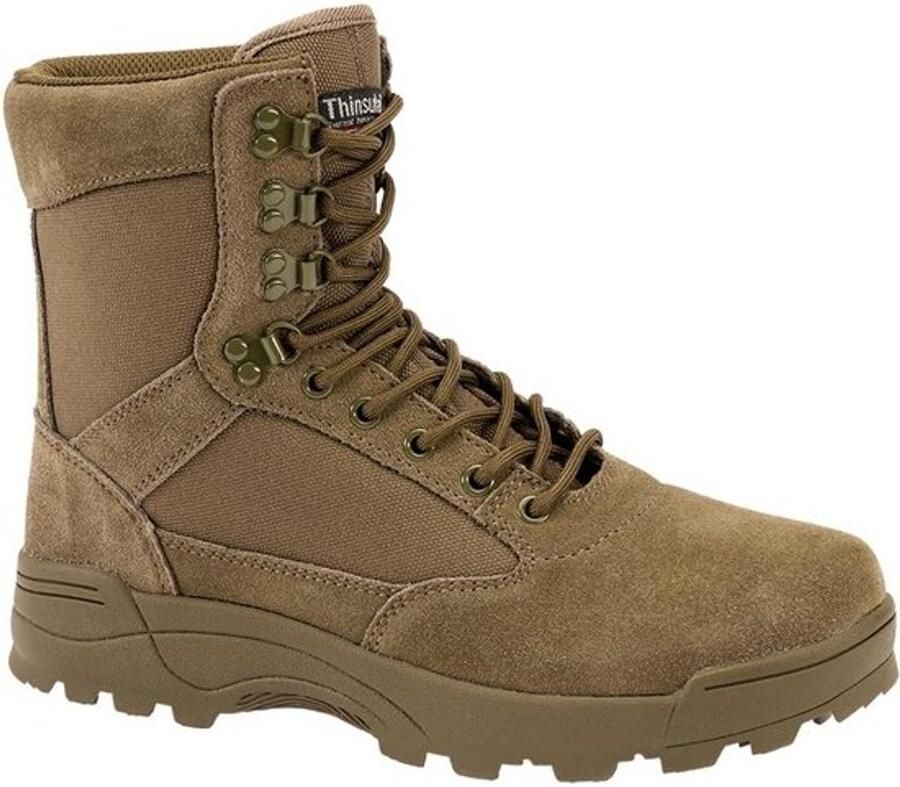 Hoge Heren Militaire Stijl Laarzen met 9 Oogjes en Antislipzool