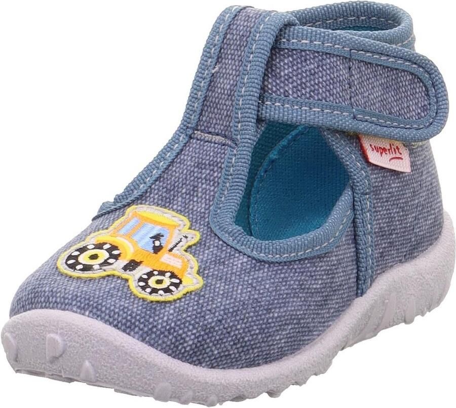 Hoge Jongens Pantoffels met Klittenband en Antislipzool