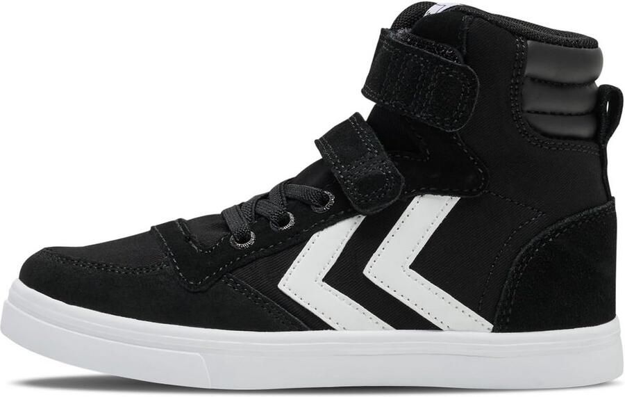 Kindersneakers Hoog Canvas Suède Makkelijke Klittenbandsluiting