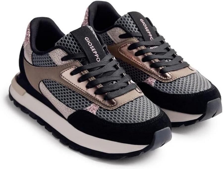 Hoge kwaliteit dames sneakers van leer en mesh