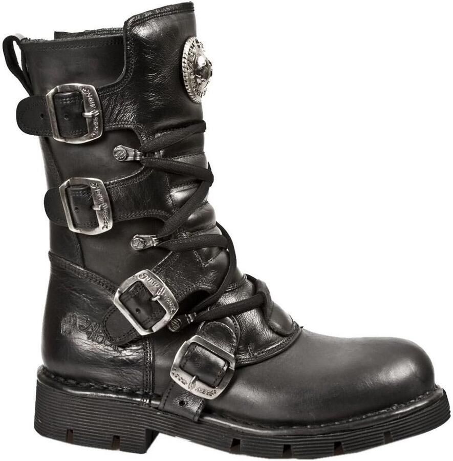 Hoge Kwaliteit Leren Laarzen Met Gespen Handgemaakt in Europa