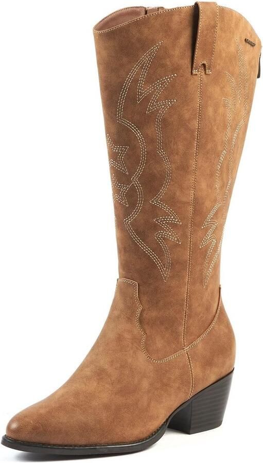 Hoge Laarzen Dames met Zeer Brede Kuit XL Model Irina