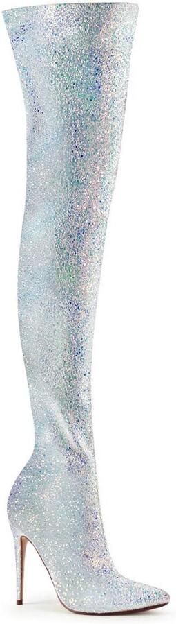 Hoge Laarzen met Plateausol met Ritssluiting