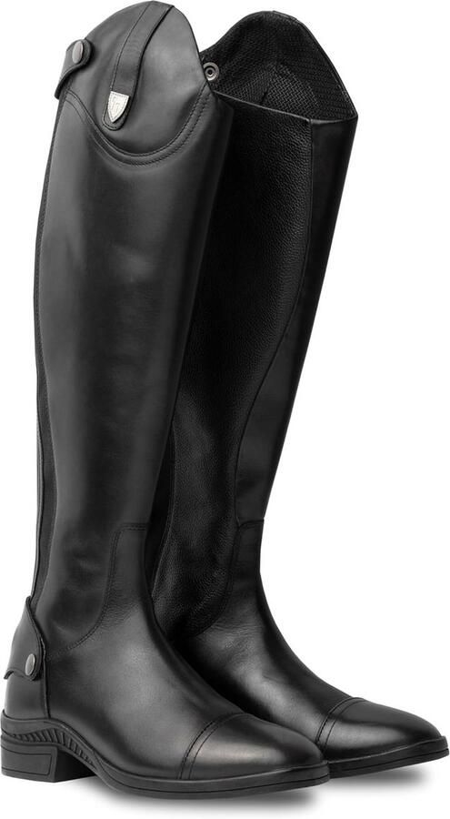 Hoge Leren Rijlaarzen Dames Zwart Comfortabele en Stijlvolle Paardrijlaarzen