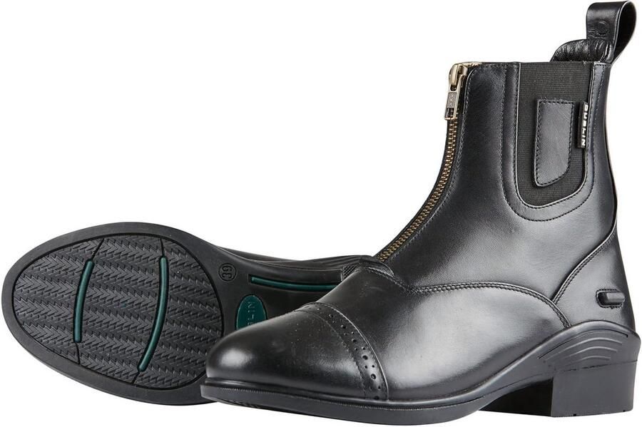 Hoge Leren Rijlaarzen voor en met Ritssluiting