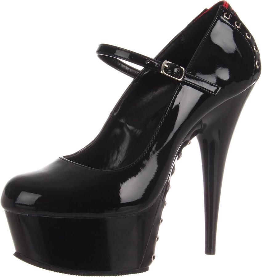 Hoge Plateauzolen met Extra Brede Hak voor Vrouwen