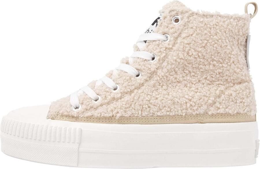 Hoge Platform Sneakers voor Dames Trendy Mid-Top