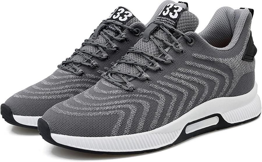 Hoge Sneakers Heren Onzichtbare Hoogte Toenemend Ademend en Comfortabel