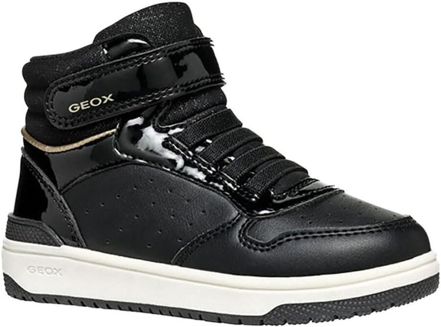 Hoge Sneakers Meisjes Schoenen Dagelijks Gebruik Basketbal Stijl Zwart