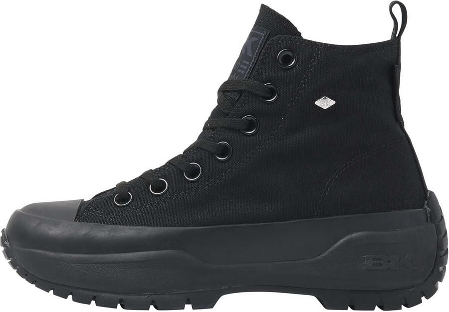 Hoge Sneakers voor Dames met Gekartelde Zool