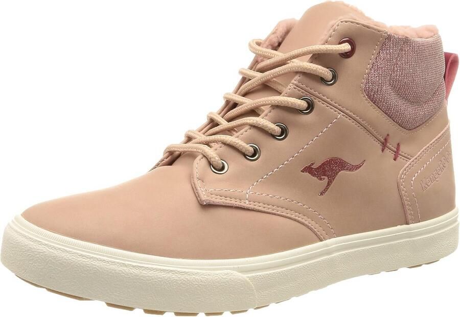 Dames Hoge Sneakers met Rits en Veters