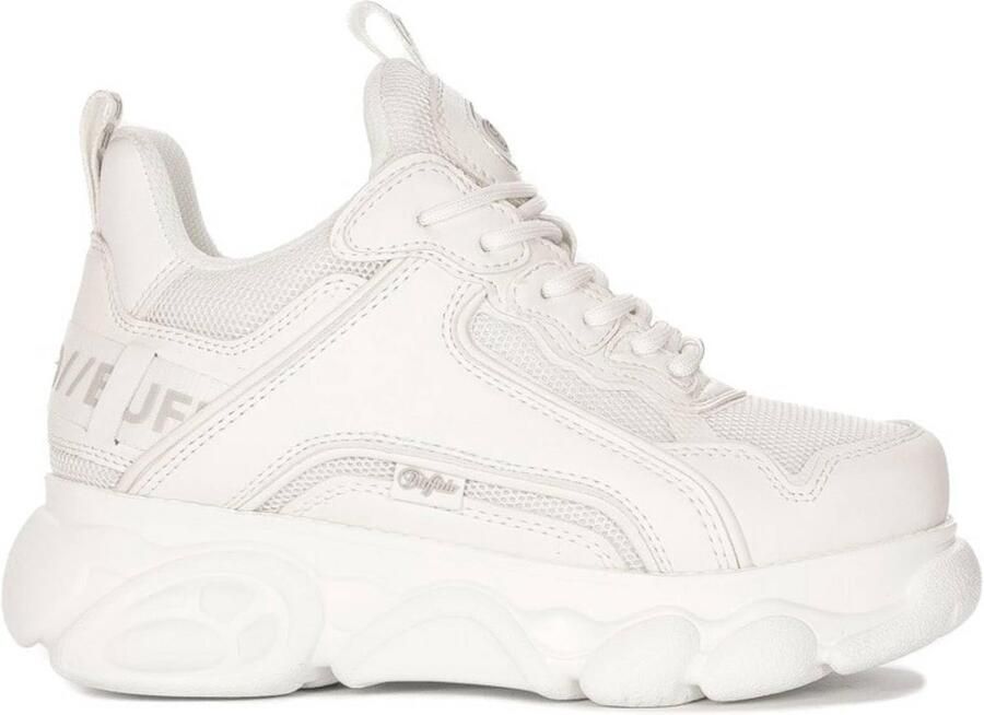 Witte Dames Sneakers Hoog Platform Chunky Model