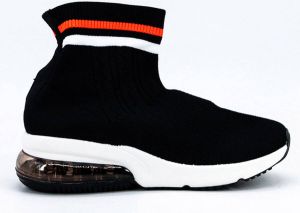 Merkloos Sans marque Hoge sock sneaker | zwart