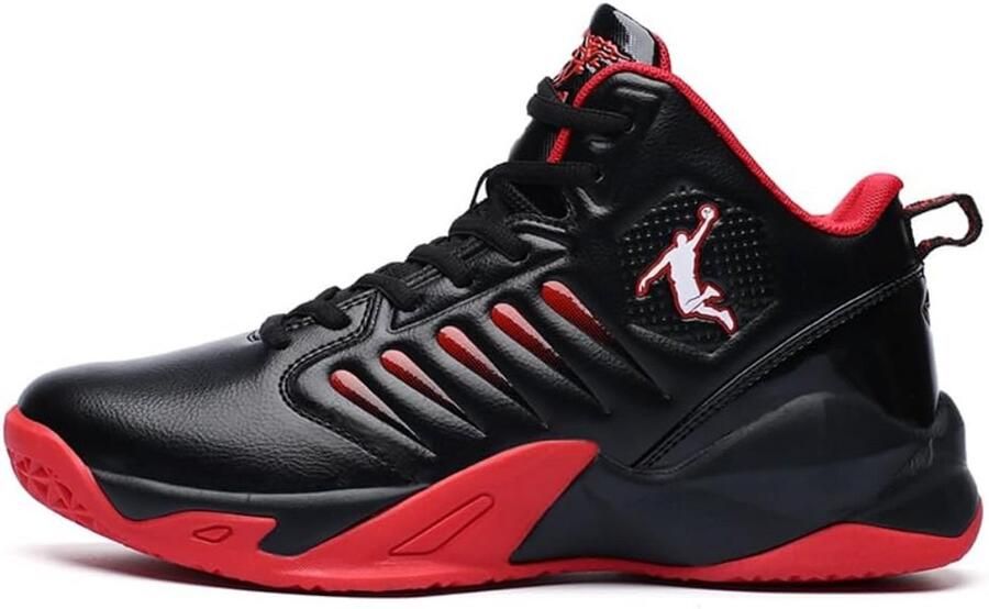 Hoge Top Basketbalschoenen Heren Ademend & Antislip Fitness Sportschoenen