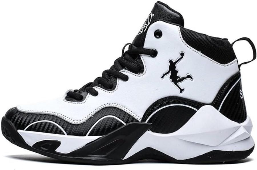 Hoge Top Basketbalschoenen Heren Ademende Antislip Sportschoenen voor Fitness en Hardlopen