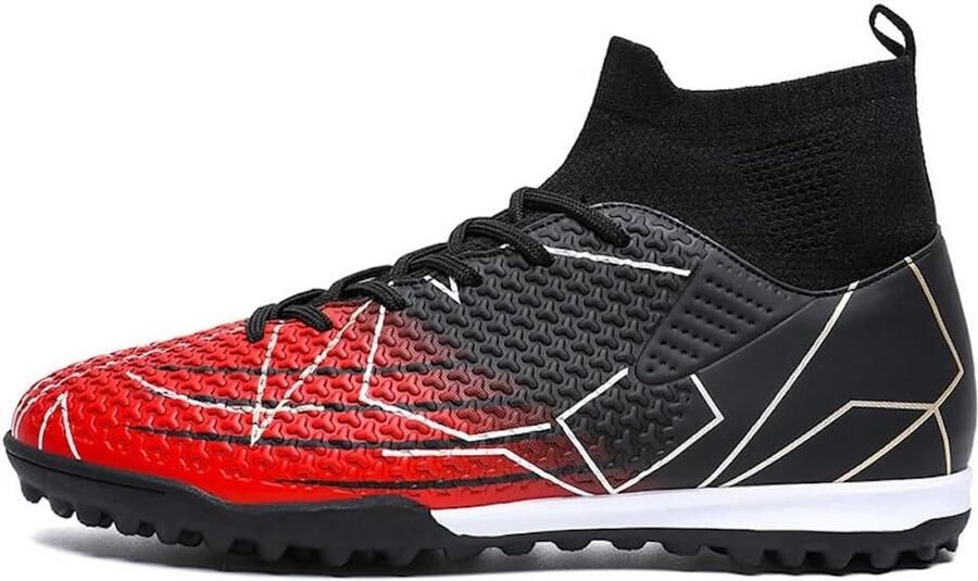 Hoge Voetbalschoenen Antislip voor AG TF Kunstgras en Training Unisex