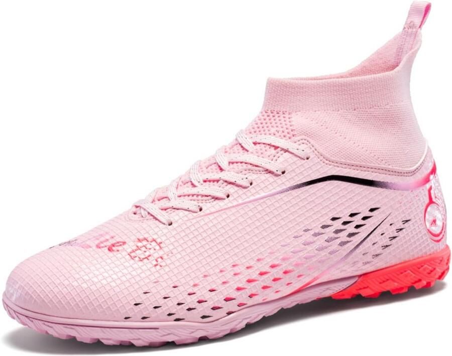 Hoge Voetbalschoenen Heren Kunstgras & Zwart Trainingsschoenen