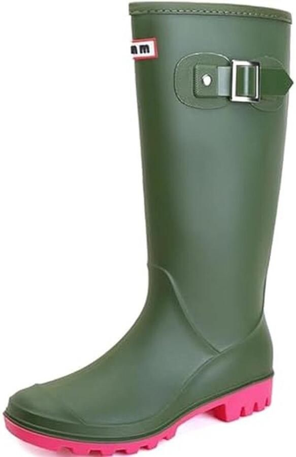Hoge Waterdichte Regenlaarzen voor Dames Antislip Wellington Boots