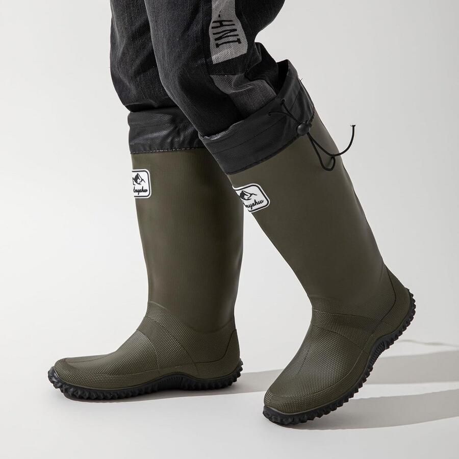 Hoge Waterdichte Rubber Laarzen Inklapbaar