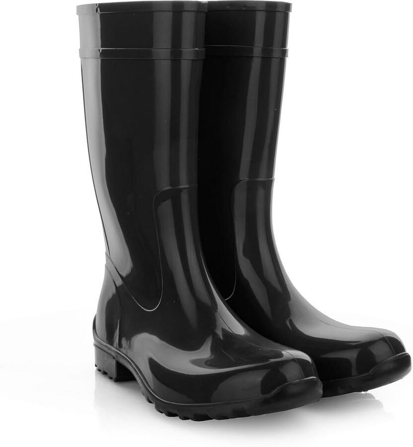 Hoge Waterdichte Rubberlaarzen Dames Duurzame Regenlaarzen voor Tuin en Buiten