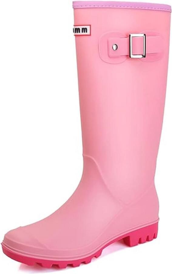 Hoge waterdichte rubberlaarzen voor dames antislip Wellington boots