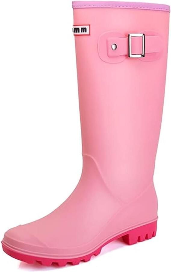 Hoge waterdichte rubberlaarzen voor dames antislip Wellington boots
