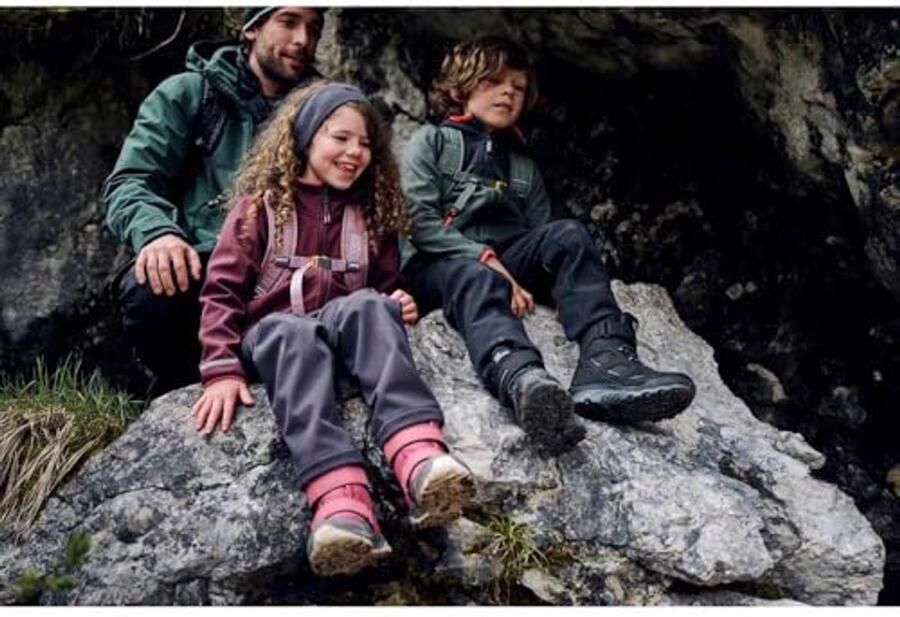 Uniseks Kinderen Hoge Waterdichte Winterlaarzen met Klittenbandsluiting