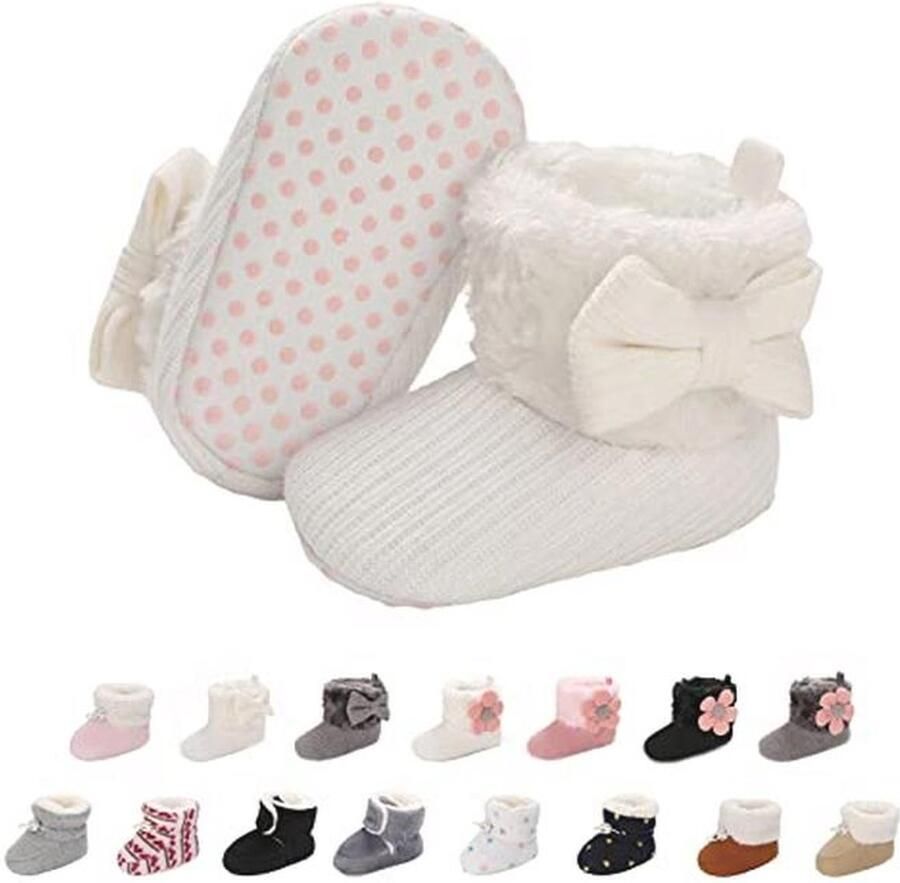 Hoge Winterlaarzen voor Pasgeborenen Warme Antislip Booties voor Kinderen