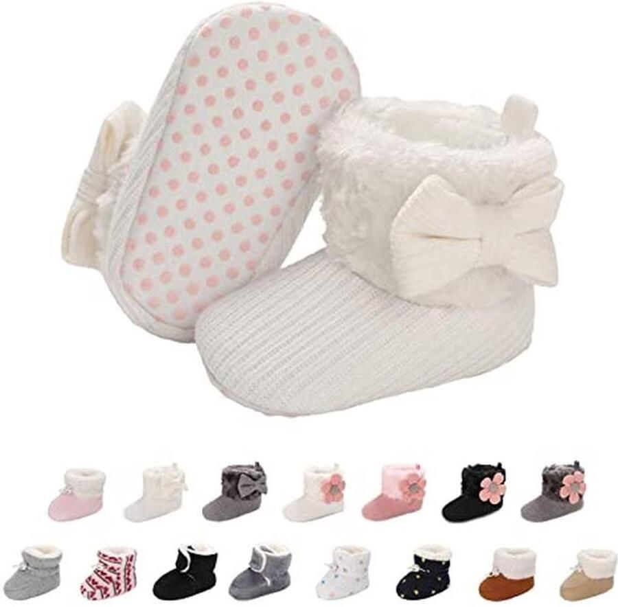 Hoge Winterlaarzen voor Pasgeborenen Warme Antislip Booties voor Kinderen