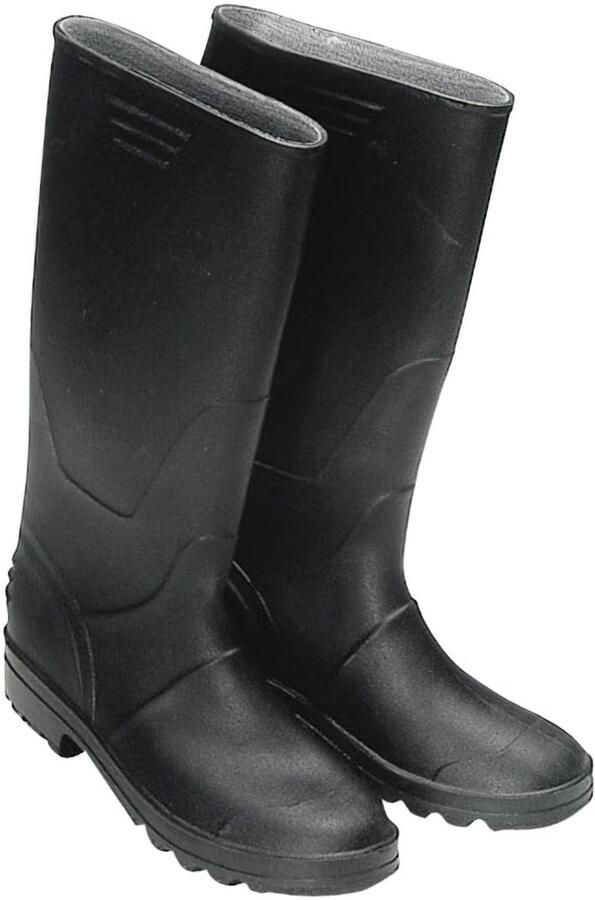 Hoge Zwarte Rubberlaarzen