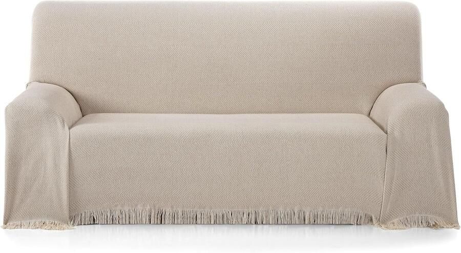 Home Multifunctionele netstof 80% katoen 20% polyester ecru beige 130 x