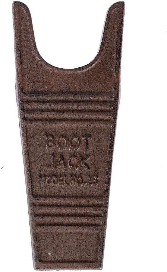 HOMESCAPES Gietijzeren Boot Jack Stevige Heavy Duty Boot Puller met Grip Inlay