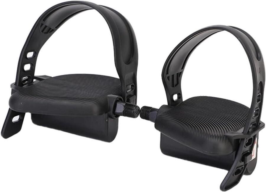Hometrainer Pedalen Spin Bike Pedalen Indoor Fitness Antislip Ontwerp 9 16 Inch Zwart
