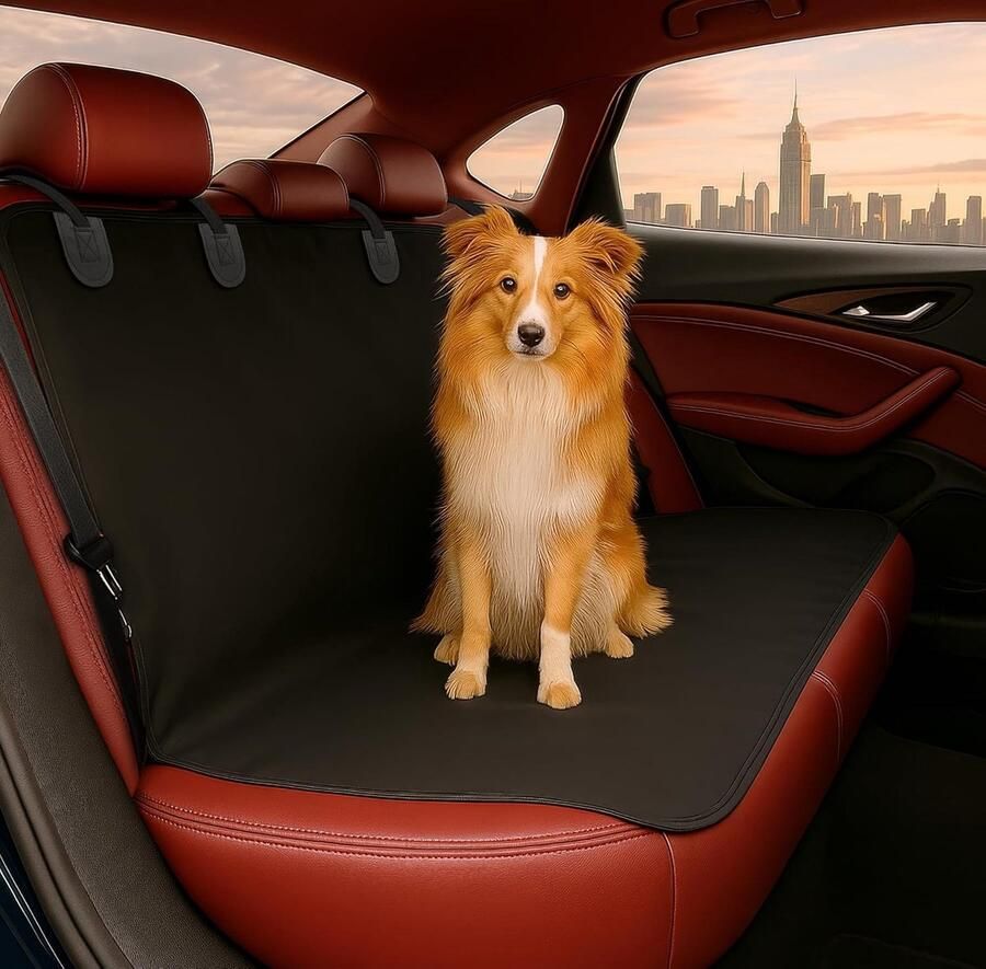 Hond Auto Stoel Beschermhoezen Waterdicht Antislip Wasbare Achterbank Hoes voor Hond Achterkant Geschikt voor Alle Auto's Vrachtwagens & SUV's (144 *